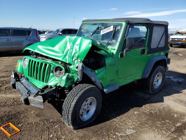 JEEP WRANGLER / 2004 with VIN 1J4FA49S14P740473 - Photo from auction