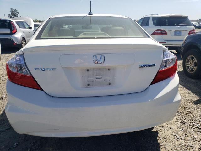 Photo 6 from auction – 2012 HONDA CIVIC HYBR with VIN JHMFB4F35CS005389