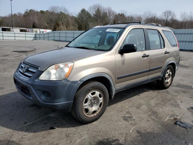 HONDA CR-V LX 2006 with VIN JHLRD78596C035571 - Photo from auction