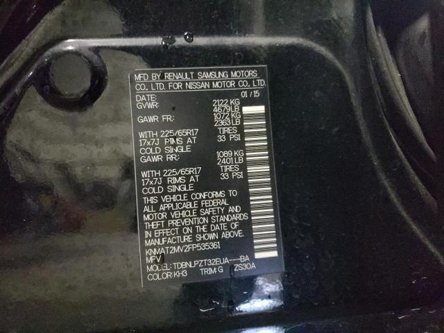 Photo 14 from auction – 2015 NISSAN ROGUE S with VIN KNMAT2MV2FP535361