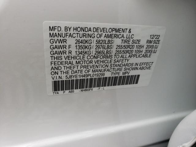 Photo 14 from auction – 2023 ACURA MDX TECHNO with VIN 5J8YE1H49PL019299