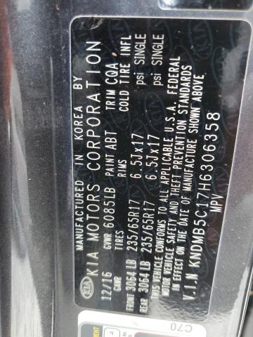 Photo 14 from auction – 2017 KIA SEDONA LX with VIN KNDMB5C17H6306358