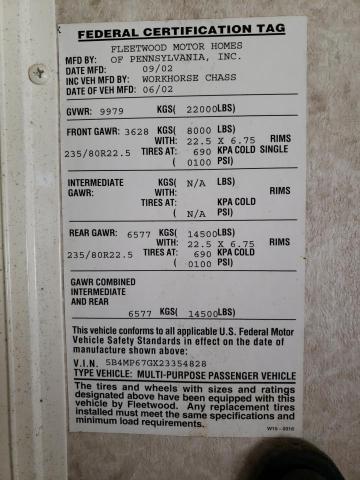 Photo 10 from auction – 2002 PACE MOTORHOME with VIN 5B4MP67GX23354828