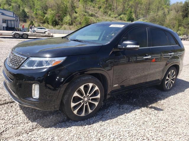 KIA SORENTO SX 2014 with VIN 5XYKWDA77EG435609 - Photo from auction