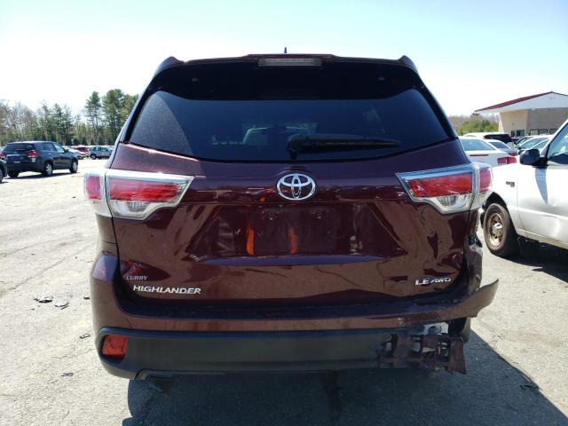 Photo 6 from auction – 2015 TOYOTA HIGHLANDER with VIN 5TDBKRFH3FS152039