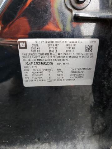 Photo 14 from auction – 2011 CHEVROLET EQUINOX LS with VIN 2CNFLCEC3B6332249