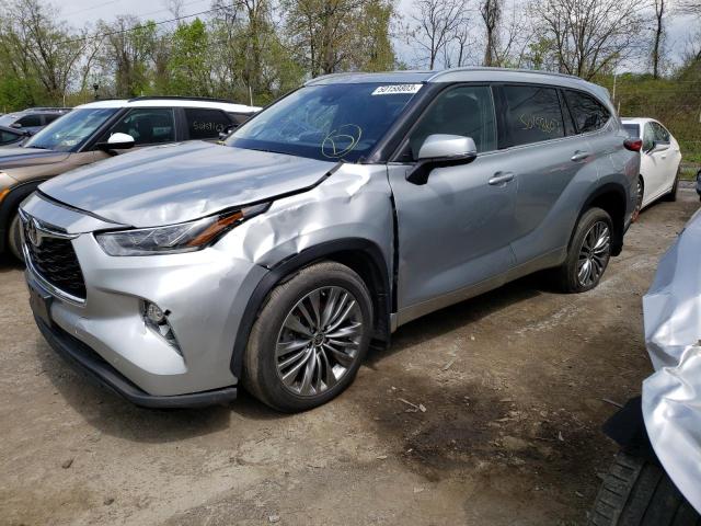 TOYOTA HIGHLANDER 2021 with VIN 5TDFZRBH0MS115725 - Photo from auction