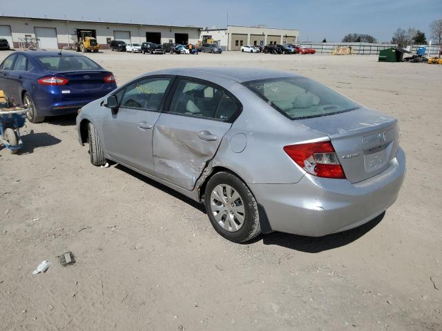 Photo 2 from auction – 2012 HONDA CIVIC LX with VIN 19XFB2F50CE060472