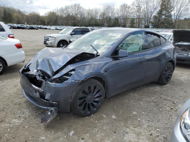 TESLA MODEL Y 2022 with VIN 7SAYGDEF9NF563174 - Photo from auction