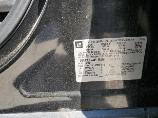 Photo 10 from auction – 2018 CHEVROLET EQUINOX LT with VIN 2GNAXJEV4J6186880
