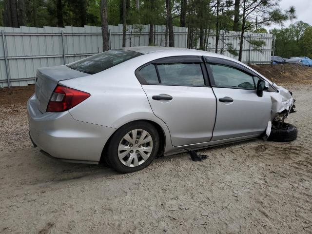 Photo 3 from auction – 2012 HONDA CIVIC LX with VIN 2HGFB2F51CH318116
