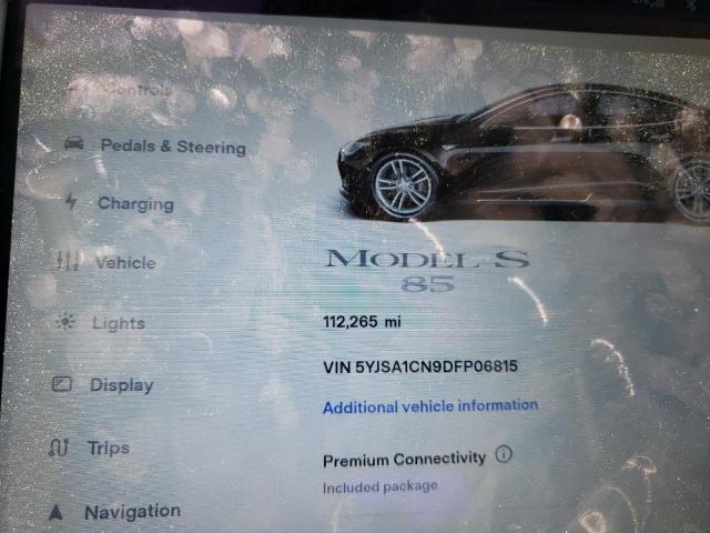 Photo 9 from auction – 2013 TESLA MODEL S with VIN 5YJSA1CN9DFP06815