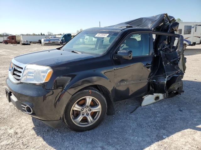 HONDA PILOT EXLN 2014 with VIN 5FNYF4H70EB032613 - Photo from auction
