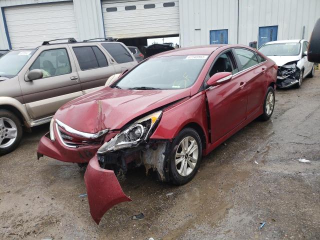 HYUNDAI SONATA GLS 2014 with VIN 5NPEB4AC0EH858143 - Photo from auction