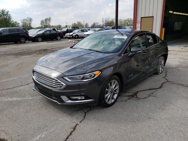 FORD FUSION SE 2017 with VIN 3FA6P0LU2HR257148 - Photo from auction