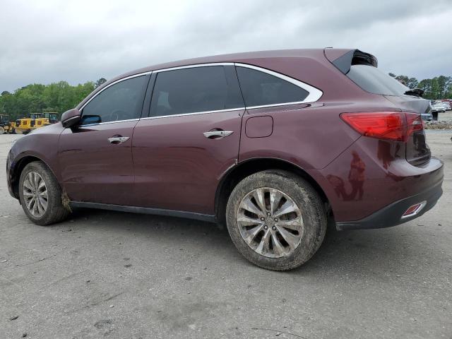 Photo 2 from auction – 2015 ACURA MDX TECHNO with VIN 5FRYD4H46FB030957