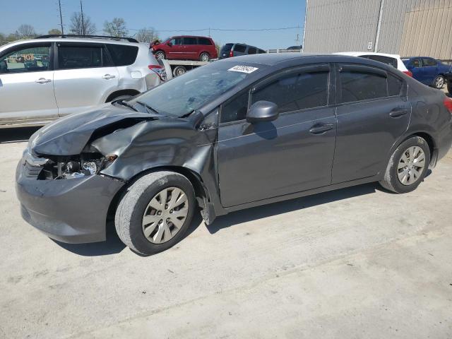 HONDA CIVIC LX 2012 with VIN 19XFB2F59CE104372 - Photo from auction