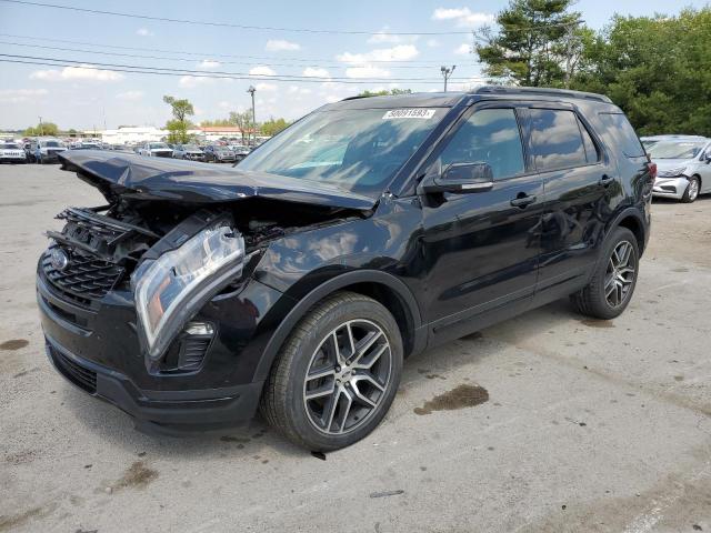 FORD EXPLORER S 2018 with VIN 1FM5K8GT1JGA87989 - Photo from auction
