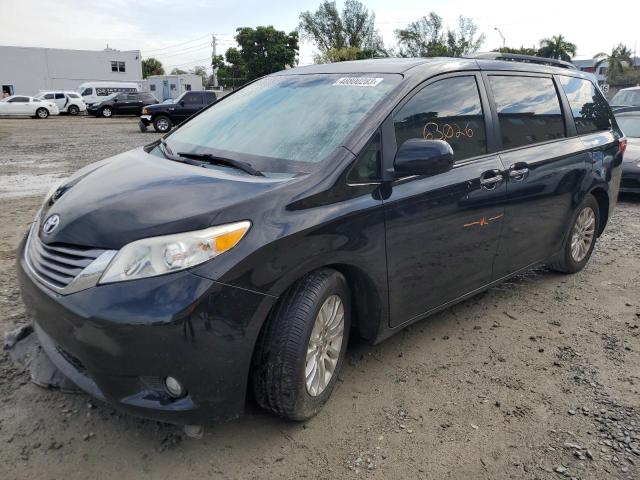 TOYOTA SIENNA XLE 2015 with VIN 5TDYK3DC5FS554322 - Photo from auction