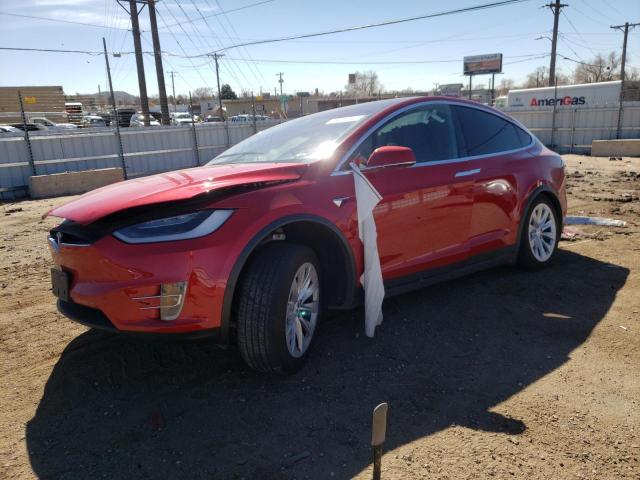 TESLA MODEL X 2020 with VIN 5YJXCDE29LF261267 - Photo from auction