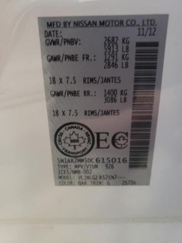 Photo 14 from auction – 2013 NISSAN PATHFINDER with VIN 5N1AR2MM5DC615016