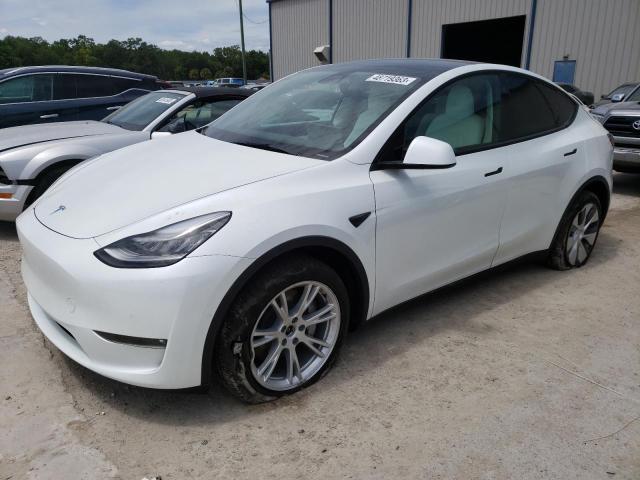 TESLA MODEL Y 2021 z numerem VIN 5YJYGDEE0MF100519 - Zdjęcie z aukcji
