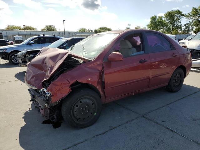 KIA SPECTRA EX 2008 with VIN KNAFE122X85553380 - Photo from auction