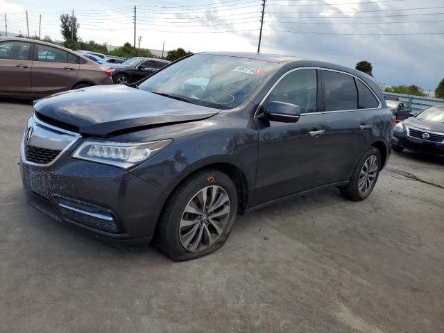 ACURA MDX TECHNO 2015 with VIN 5FRYD3H4XFB014657 - Photo from auction