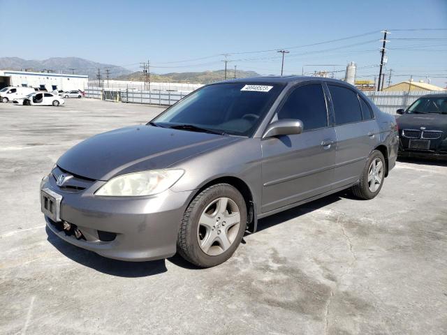 HONDA CIVIC EX 2004 with VIN 2HGES26724H572383 - Photo from auction
