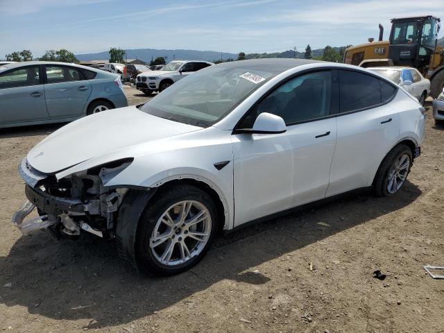 TESLA MODEL Y 2021 with VIN 5YJYGDEE1MF082211 - Photo from auction