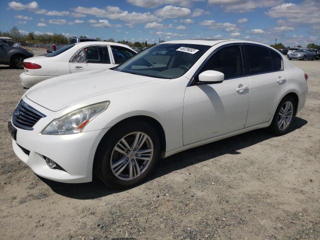 INFINITI G25 BASE 2012 with VIN JN1DV6APXCM813024 - Photo from auction