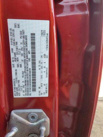 Photo 14 from auction – 2017 FORD ESCAPE SE with VIN 1FMCU9GD0HUB34439