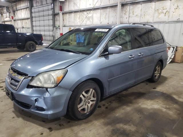 HONDA ODYSSEY EX 2005 with VIN 5FNRL38605B069370 - Photo from auction