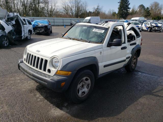 Photo 1 from auction – 2006 JEEP LIBERTY SP with VIN 1J4GL48K36W166015