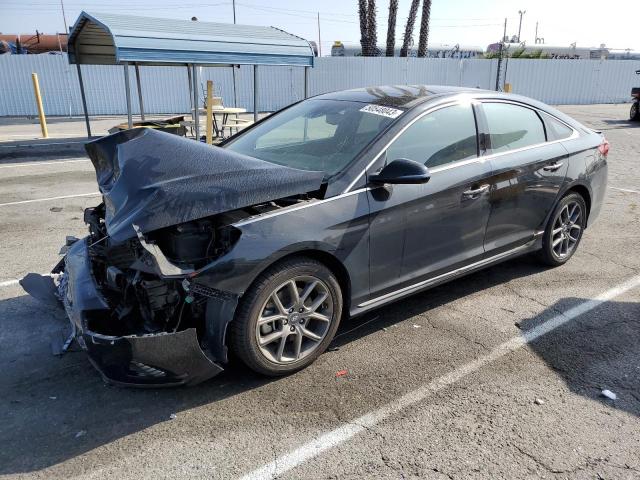 HYUNDAI SONATA LIM 2019 with VIN 5NPE34AB5KH766381 - Photo from auction