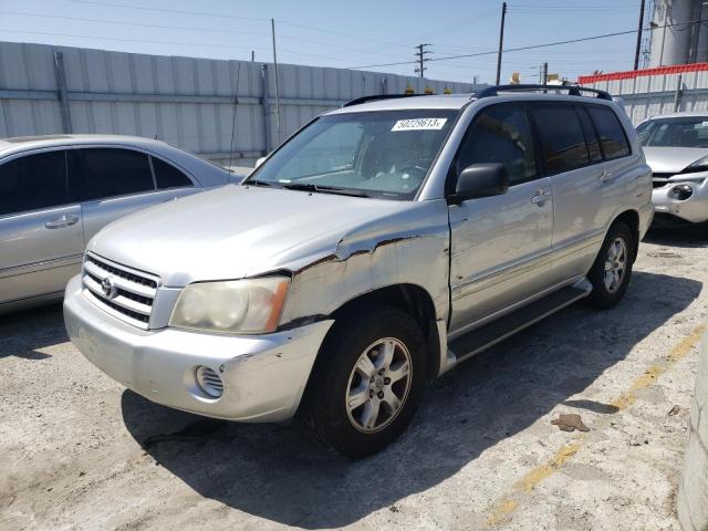 TOYOTA HIGHLANDER 2002 with VIN JTEGF21A820066200 - Photo from auction