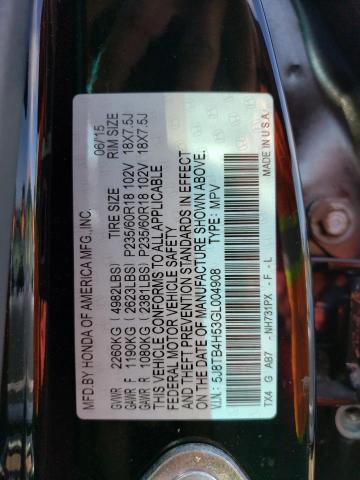 Photo 14 from auction – 2016 ACURA RDX TECHNO with VIN 5J8TB4H53GL004908