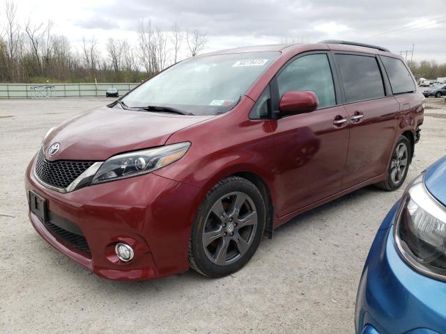 Photo 1 from auction – 2017 TOYOTA SIENNA SE with VIN 5TDXZ3DC6HS865123