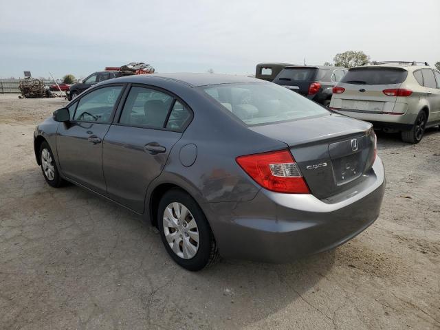 Photo 2 from auction – 2012 HONDA CIVIC LX with VIN 19XFB2F55CE001420