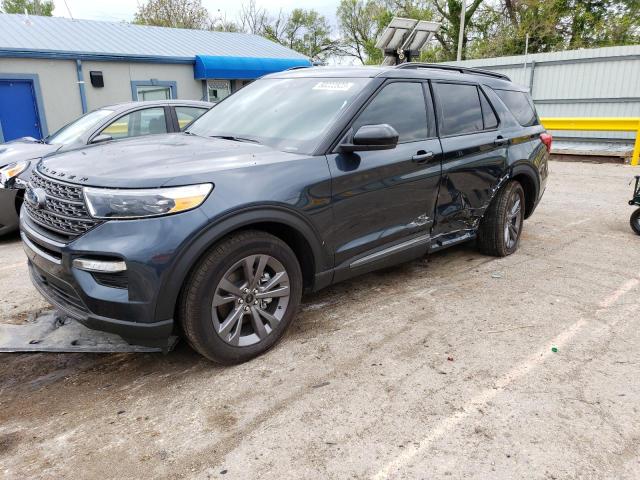 FORD EXPLORER X 2022 with VIN 1FMSK8DH2NGC30893 - Photo from auction
