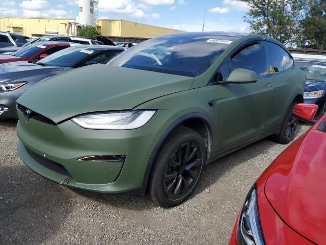 TESLA MODEL X 2022 with VIN 7SAXCDE5XNF363774 - Photo from auction