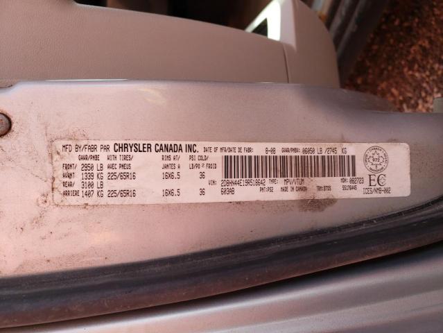 Photo 14 from auction – 2009 DODGE GRAND CARA with VIN 2D8HN44E19R518642