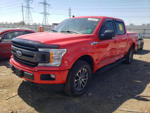 FORD F150 SUPER 2019 with VIN 1FTEW1E58KFD31861 - Photo from auction