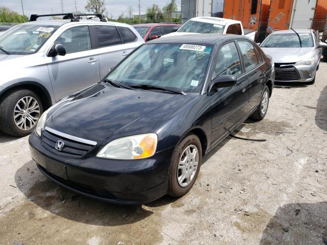 Photo 1 from auction – 2002 HONDA CIVIC LX with VIN 1HGES16572L080456