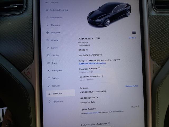 Photo 9 from auction – 2019 TESLA MODEL S with VIN 5YJSA1E47KF313896
