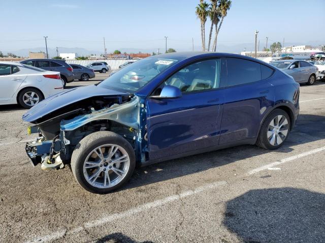 TESLA MODEL Y 2021 with VIN 5YJYGAEEXMF217720 - Photo from auction