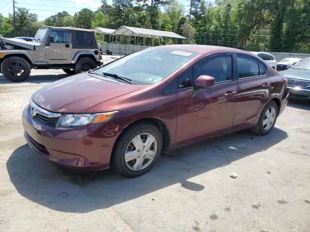 HONDA CIVIC LX 2012 with VIN 19XFB2F51CE327182 - Photo from auction