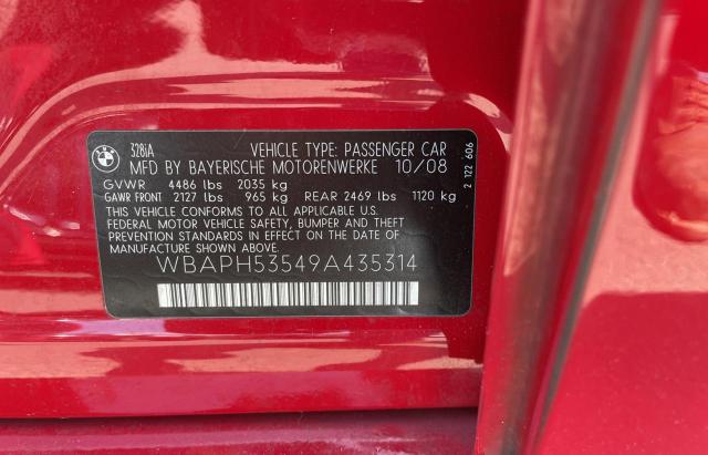 Photo 10 from auction – 2009 BMW 328 I SULE with VIN WBAPH53549A435314