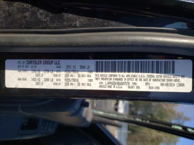 Photo 14 from auction – 2011 JEEP LIBERTY SP with VIN 1J4PN2GK4BW507576