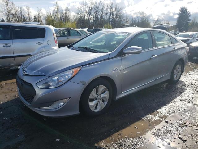 HYUNDAI SONATA HYB 2015 with VIN KMHEC4A48FA135182 - Photo from auction